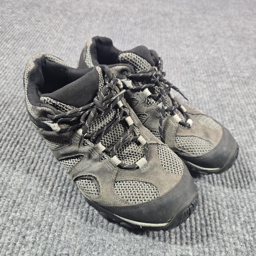 Merrell Yokota 2 Shoes Mens 10.5 Gray Suede Mesh Hiking Trail Lace Up J31277